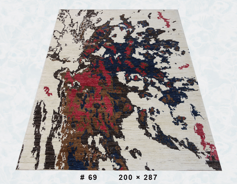 Wild Bloom Afghan Rug – Rug 69 (200 × 287 cm)